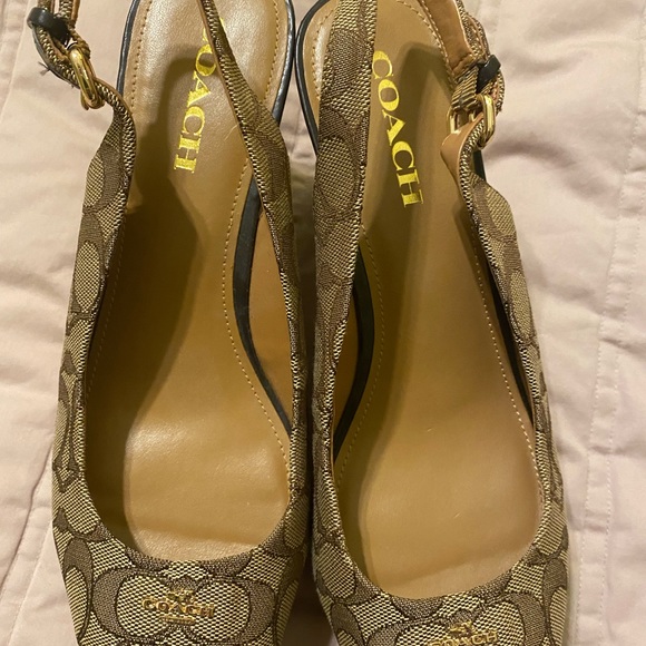 Coach Platform Wedge, womens size 10. EUC. - Picture 5 of 6